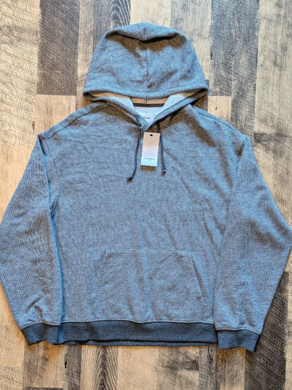 Goodfellow Hoodie Gray Medium Pullover Hooded Sweatshirt